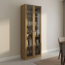 Ver imagem 1 de Cristaleira Sala de Jantar 2 Portas Vidro e 5 Prateleiras Graciela T02-D'Rossi