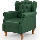 Ver imagem 3 de Poltrona De Amamentação Yara P02 Com Puff Paris L02 Facto Verde Musgo - Lyam Decor