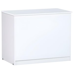 Baú Organizador Multiuso Brinquedos Quarto Closet Alana:branco
