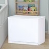 Baú Organizador Multiuso Brinquedos Quarto Closet Alana:branco - 6