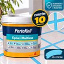 Ver imagem 1 de Kit 10 Rejunte Multiuso Epóxi Azul Piscina Porto Koll 1kg