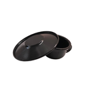 Ver imagem 5 de Xicara Esmaltada Com Pires 180ml Preta