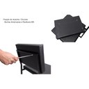Ver imagem 7 de Cadeira Industrial Estofada e Metalon - Preto Fosco 47 CM Casadecorlis