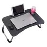 Mesa Portátil Dobrável para Notebook Cama Home Office Preto - 2