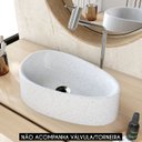 Ver imagem 2 de Cuba Pia para Banheiro Gota 43cm Maitê C08 Branco Granit - Mpozenato