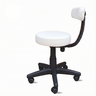 Cadeira Mocho para Estética Clinica Atendimento Ergonômica Regulagem de Altura Giratória Rodinhas - 4