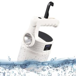 Luminaria Solar Lanterna 2 Em 1 Duplo Led Gancho Pendurar Portatil Acampamento A Prova De Agua - 3