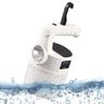 Luminaria Solar Lanterna 2 Em 1 Duplo Led Gancho Pendurar Portatil Acampamento A Prova De Agua - 3