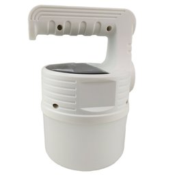 Luminaria Solar Lanterna 2 Em 1 Duplo Led Gancho Pendurar Portatil Acampamento A Prova De Agua - 14