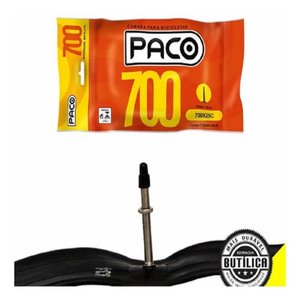 Câmara Ar Paco Aro 700x25 Presta