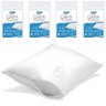 Kit 4 Capas Protetoras de Travesseiro 200 Fios – Proteção e Conforto para Seu Sono - 1