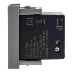 Tomada Usb 1 Mod. 1500ma Cinza 615088cz Pial Plus + - 2