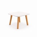 Ver imagem 6 de Conjunto de Jantar Bela Mesa MDF 4 Cadeiras Veludo Bege 90cm Bom Pastor