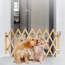 Portao Pet Retratil Bambu Cachorro Cao Criança Pet Gato Cercado Safonado Segurança Ab.midia Su-grad- - 8