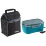 Marmita Elétrica 1,2l Bivolt E Cooler Lunch 4,2l Soprano Azul e Preto - 1