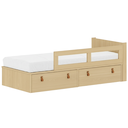 Ver imagem 2 de Cama Infantil com Duas Gavetas com Cabeceira e Grade de Proteção Linha Join Quater