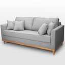 Ver imagem 1 de Sofá 2 Lugares Pé de Madeira Moderno Minimalista Confortável Ulisses