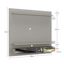 Ver imagem 3 de Painel para TV até 65 Polegadas 180CMX165CM 2 Gavetas Espelhadas BP BP1062E Foscarini Bege