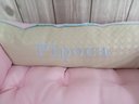 Ver imagem 4 de Kit Pet Caes e Gatos Cesto Organizador Baby Bege Cama G Personalizada Jogo Americano Baby Bege G