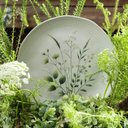 Ver imagem 3 de Kit 4 Pratos Rasos Ammi Orgânico Cerâmica Floral 26,5cm Porto Brasil Mesa Posta