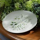 Ver imagem 4 de Kit 4 Pratos Rasos Ammi Orgânico Cerâmica Floral 26,5cm Porto Brasil Mesa Posta