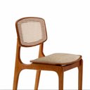 Ver imagem 7 de Conjunto com 2 Cadeiras Malta Premium em Madeira Maciça para Sala de Jantar Moderna Mobília