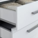 Ver imagem 3 de Comoda 5 Gavetas 2 Portas Branco Isabele