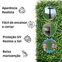 Ver imagem 4 de Kit 21 Painel Verde Artificial Premium para Jardim Vertical com Efeito Natural