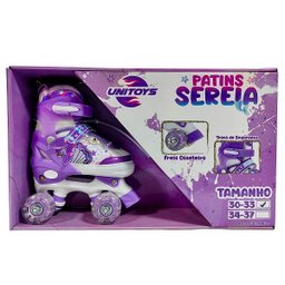 Patins Quad Sereia Lilas Unitoys 30-33 2651 - 1
