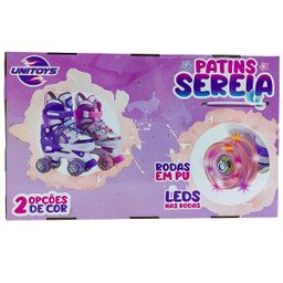Patins Quad Sereia Lilas Unitoys 30-33 2651 - 4