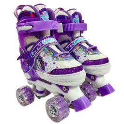 Patins Quad Sereia Lilas Unitoys 30-33 2651 - 2