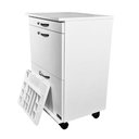 Ver imagem 4 de Mdf Resistente: Mesa Auxiliar Clínica, 2 Gavetas e Corrediças