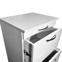 Ver imagem 2 de Mdf Resistente: Mesa Auxiliar Clínica, 2 Gavetas e Corrediças