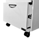 Ver imagem 3 de Mdf Resistente: Mesa Auxiliar Clínica, 2 Gavetas e Corrediças