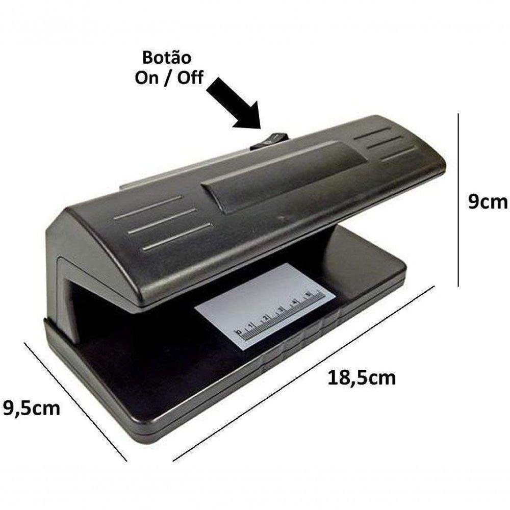 Detector Testador Dinheiro Nota Falsa Selos, Cheques - 3