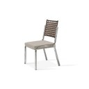 Ver imagem 4 de Conjunto Sala de Jantar Mesa Natani 160x90cm com 6 Cadeiras Natani Junco Yescasa Bege/Cromado