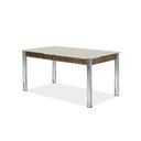 Ver imagem 6 de Conjunto Sala de Jantar Mesa Natani 160x90cm com 6 Cadeiras Natani Junco Yescasa Bege/Cromado