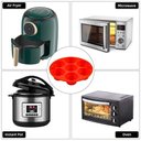 Ver imagem 2 de Forma Cupcake Mini Bolo Air Fryer 7 Cavidades Cesto Silicone