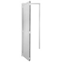 Ver imagem 2 de Porta Camarão Lambril Aluminio Branco Linha 25 - 210x70 Direita