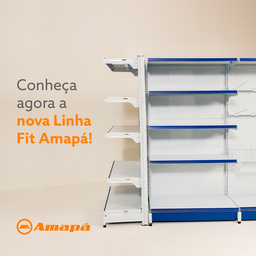 Gondola Parede 202 Amapa Fit Kit 5 Metros 1 Canto Porta Etiqueta Vermelho Amapá - 7 Gondola Parede 202 Amapa Fit Kit 5 Metros 1 Canto Porta Etiqueta Vermelho Amapá - 7