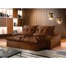 Sofá Retrátil 5 Lugares Avalon 2 Módulos X 120cm - Marrom Claro - 1