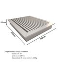 Ver imagem 7 de Cama Queen e Cabeceira C/ 2 Mesas e 2 Gavetas Mdf sob Medida Cor:prata
