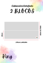 Ver imagem 4 de Cabeceira Estofada King 2 Blocos Não É Segredo Linho Cinza 195x60