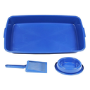 Ver imagem 3 de Caixa de Transporte para Gatos, Caixa de Areia, Pá e Comedor