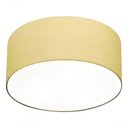 Ver imagem 3 de Plafon Cilíndrico Md-3010 Cúpula em Tecido 30x12cm Algodão Crú - Bivolt