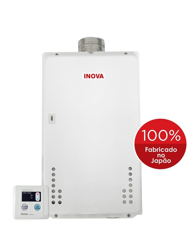 Aquecedor de Agua a Gás Eletrônico In-370d Noritz Inova Branco Bivolt (automático) - 1