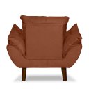Ver imagem 3 de Mini Poltrona Cadeira Opala Infantil de Criança Suede