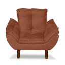 Ver imagem 1 de Mini Poltrona Cadeira Opala Infantil de Criança Suede