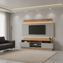 Ver imagem 1 de Rack com Painel para TV até 65 Polegadas 220cmx195cm 2 Gavetas Bp Foscarini