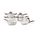 Ver imagem 1 de Jogo de Panelas 7 Peças Brinox Ceramic Life Vanilla Brinox